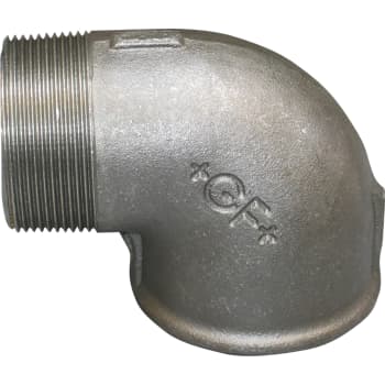 1.1/2" Sort vinkel 90° muffe/nippel