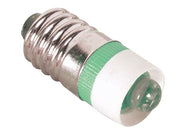 LED dværglampe - 12V E10 GRØN (2200mcd)