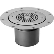 ACO 110 mm afløbsskål til vinyl, uden studs, lodret, kort