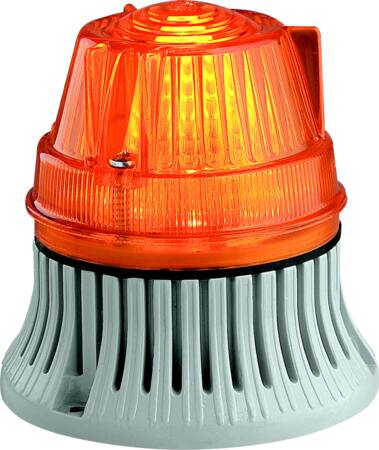 BLINKLAMPE 332N.24-240AC, ORANGE U/LP