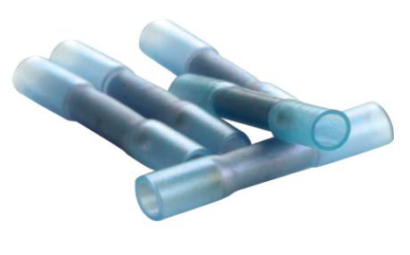 Krympebare samler - blå 100 stk 1,5-2,5mm2