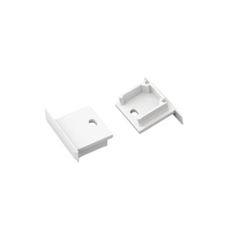 DIOFLEX SMART-IN16 Endestykke med hul hvid 2 stk