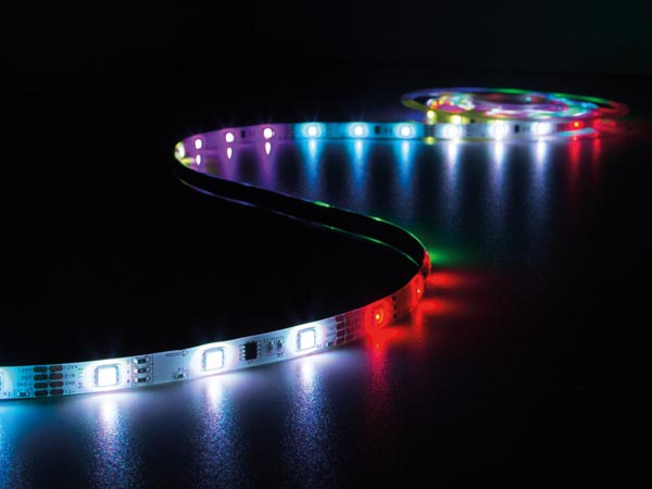 LED stripsæt (IP61) - Animeret, 150 RGB LED m. styring (5m)