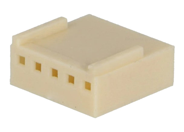 Ledning-til-print stikhus - NS25, 5pol (1x5) hun 2,54mm