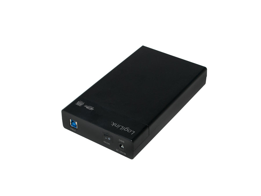 Ekstern 3,5" HDD kabinet - USB 3.0 / SATA, Sort (toolless)