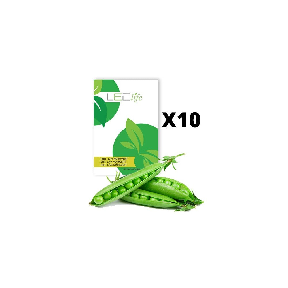 10 poser Ærtefrø - Lav, Kelvedon Wonder