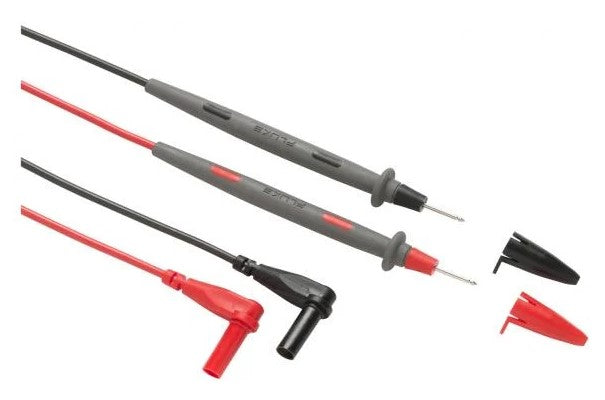 Testledningssæt - vinklet banan til probe, 10A, 4mm (1,5m)