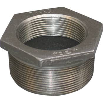 1" x 3/8" Sort nippelmuffe