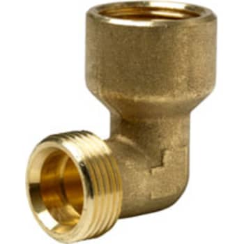 1/2" x 1/2" Vinkel nippel/rørgevind-muffe til Alupex Wavin