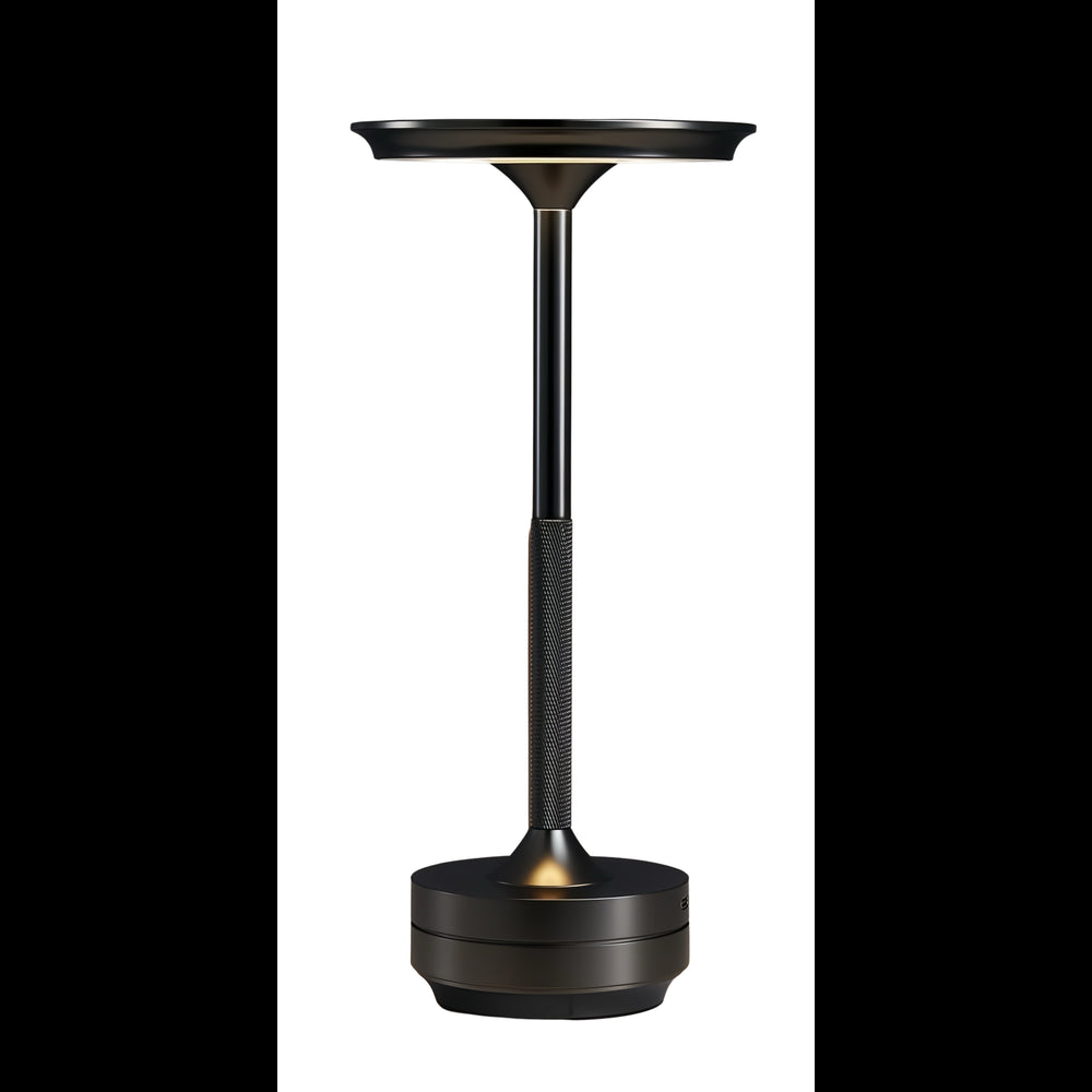 Sort LED bordlampe med touch-dæmpning og justerbar farvetemperatur (CCT) - 5W, 500lm, RA80, IP20