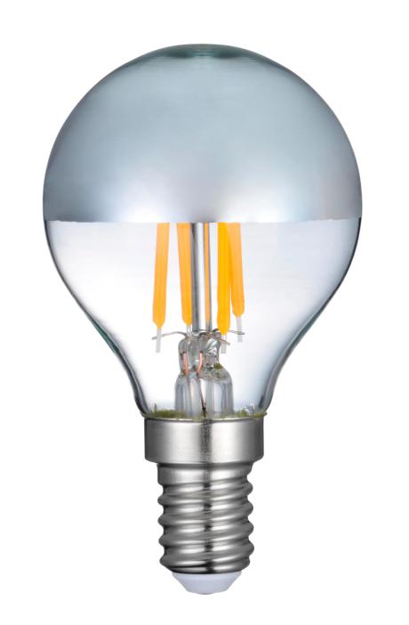 DIOLUX 4W 927 260lm E14 topforspejlet sølv