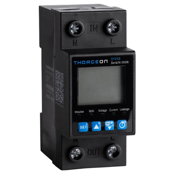 WIFI-Bimåler / Elmåler KWH med indbygget ur