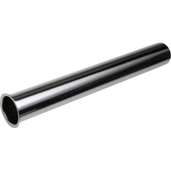 Afløbsrør med krave 32-200 mm krom