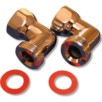 3/4" x 1/2" Forskruning vinkelløbende excentrisk 2 stk