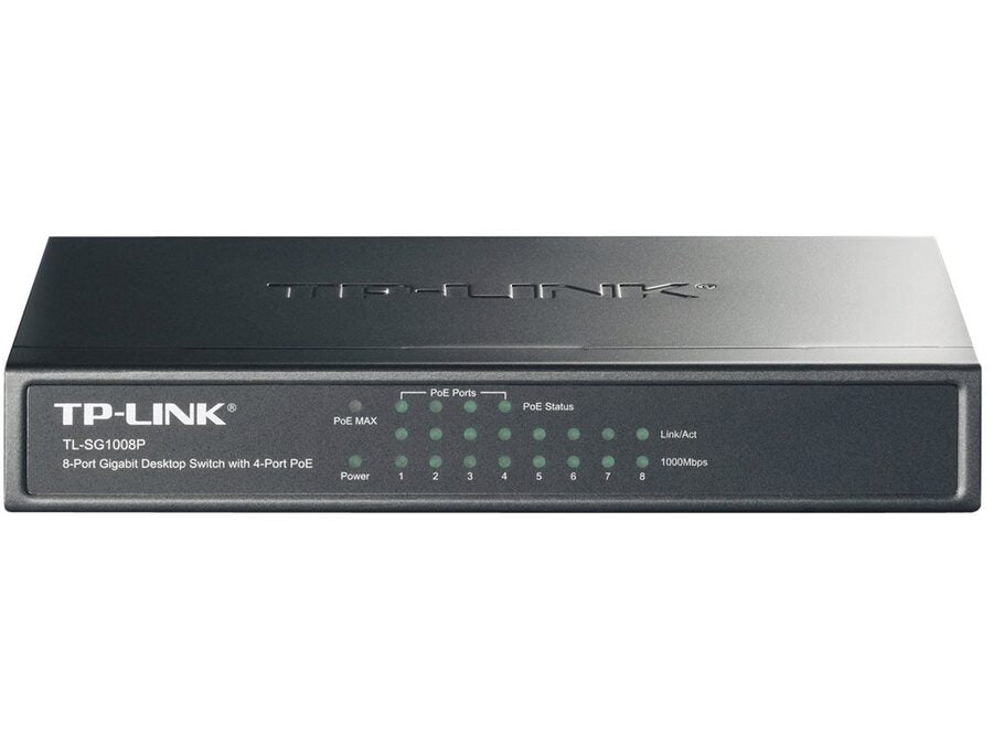 PoE Gigabit Switch - 10/100/1000Mbps, 8 porte (4xPoE)