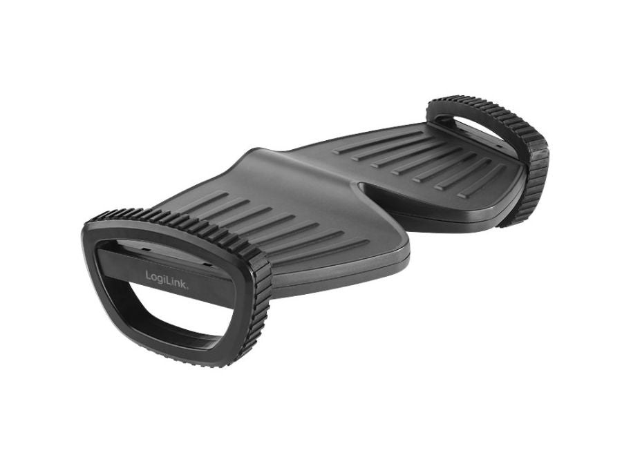 Ergonomisk fodstøtte, vipbar - Sort
