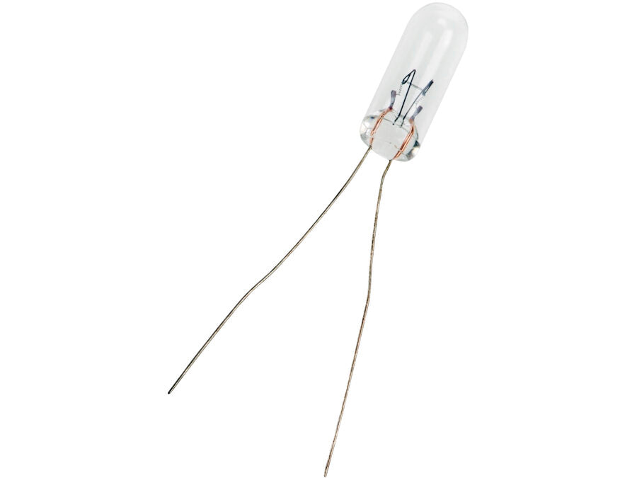 T1 1/2 trådlampe - 28V / 40mA / 1,12W (Ø4,9x13mm)