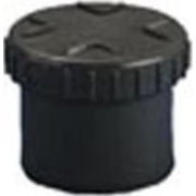 Wavin endedæksel Ø110mm, grå