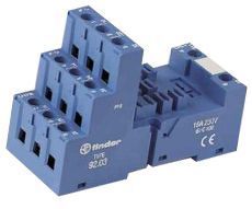 DIN-skinne relæsokkel - Til 11-ben relæer