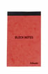 Notesblok Esselte m/orange omslag 130x80mm 45553