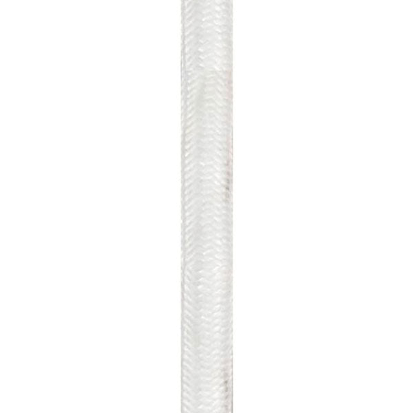 Stofledning 2x0,75mm² hvid - pr. meter