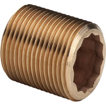 1/2" x 100 mm Rødgods Silicium Bronze lang nippel