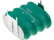 NiMH batteri til print - 4,8V / 140mAh (3 printben)