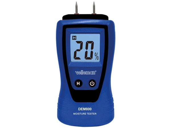 DEM800 Fugtighedsmåler til træ og byggematerialer