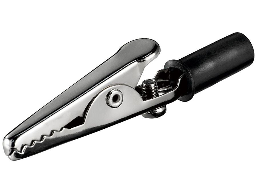 Krokodillenæb - Sort, skruetype (55mm)