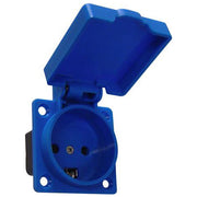 Stikdåse indbygning med klaplåg