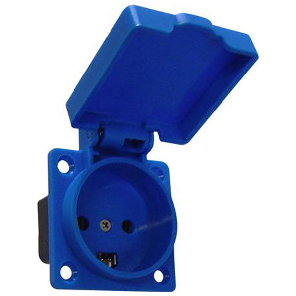 Stikdåse indbygning med klaplåg