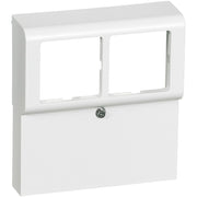 Dæksel for panelunderlag softline 2 modul hvid