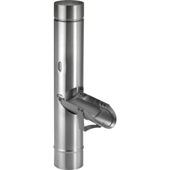 VMZINC regnvandsudkaster uden si, ZINC NATUR - 76 mm