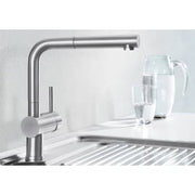 Blanco Linus-S køkkenarmatur, udtrækstud, rustfrit stål