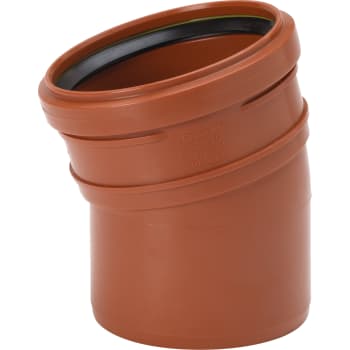 Uponor 160 mm 15 gr. PP-kloakbøjning