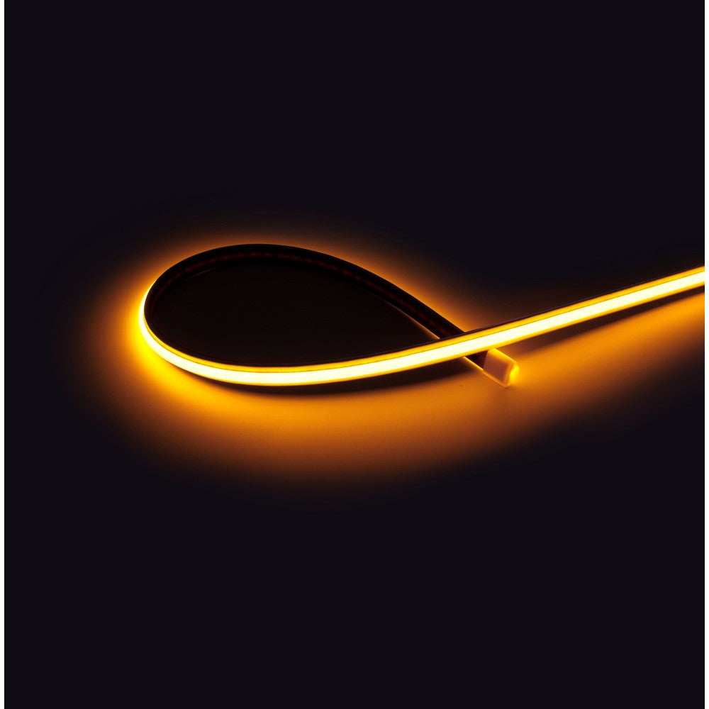 5m Gul Dot-fri COB-LED-strips - IP20, 240 LED pr. meter, 24V, COB LED-strips