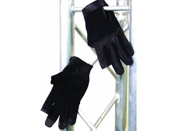 Roadie handske - Robust pro. sort læder, L (9)