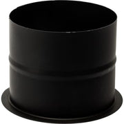 150 mm. Metalbestos Sorte røgrør murbøsning, lige 100 mm.