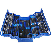 BaTo basic værktøjssæt i 5-rums metalkasse, 75 dele