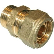 3/4" x 20 mm Pex overgang nippel