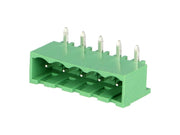 Printfatning til indstik skrueterminal - 5P han 5,08mm, 90°