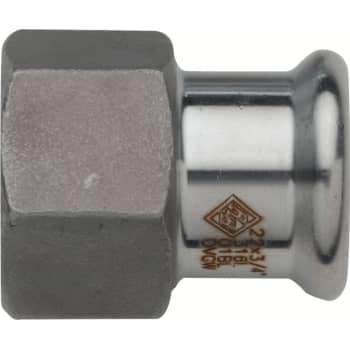 15 x 1/2" TURBO Inox overgangsmuffe