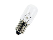 Rørlampe - 12V / 417mA / 5W, E14 sokkel (Ø16x45mm)