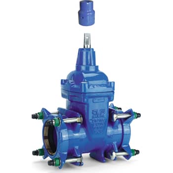 AVK 110 mm ventil med Supa Plus™ trækfaste koblingsender til PE- og PVC, PN16