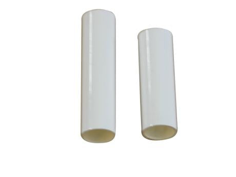 Kerterør glat hvid L.80mm Ø 25mm