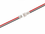 Ledning-til-ledning stiksæt - 2pol (1,25mm) på ledn. (30cm)