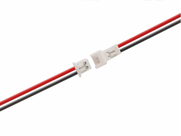 Ledning-til-ledning stiksæt - 2pol (1,25mm) på ledn. (30cm)