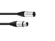 Prof. DMX kabel - 3P XLR han/hun, Neutrik (5m)