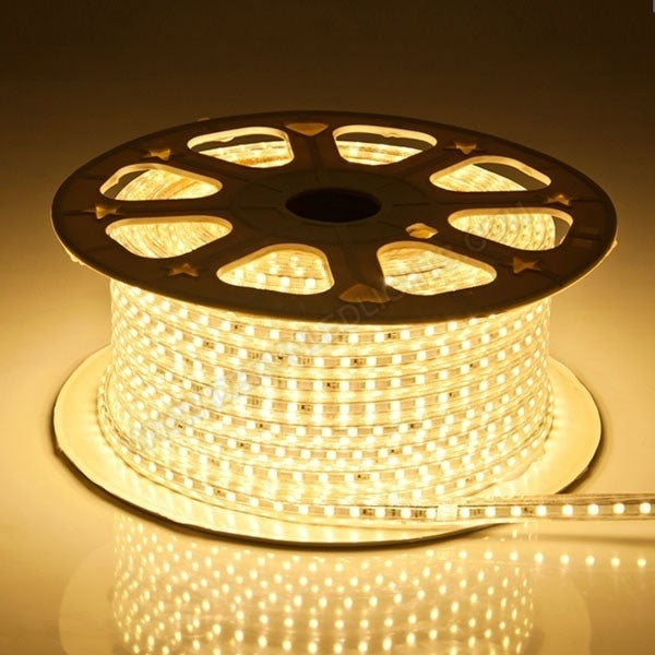 5 m. vandtæt LED strip (Type X) - 230V, IP67 3000K