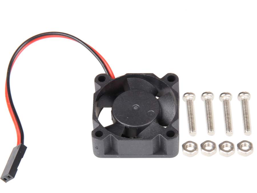 DC blæser - 30x30x10mm 5Vdc / 0,6W, 2 ledn.